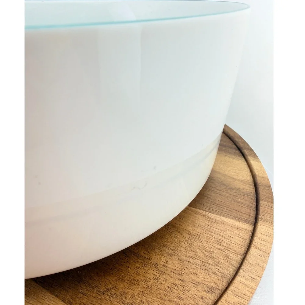 Vintage Creation Alpac France Porcelain Tiger Botanical Serving Bowl 8